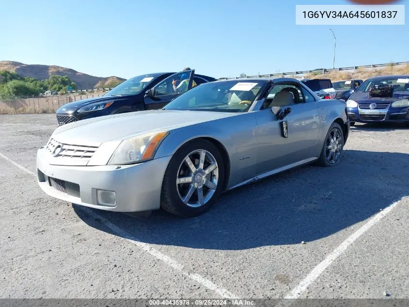 2004 Cadillac Xlr Standard VIN: 1G6YV34A645601837 Lot: 40435978