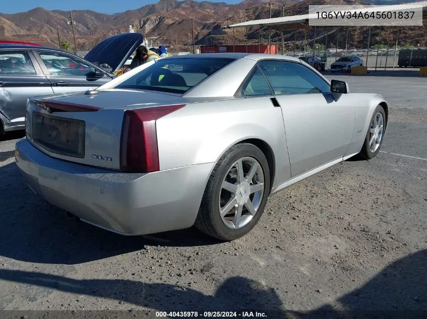 2004 Cadillac Xlr Standard VIN: 1G6YV34A645601837 Lot: 40435978