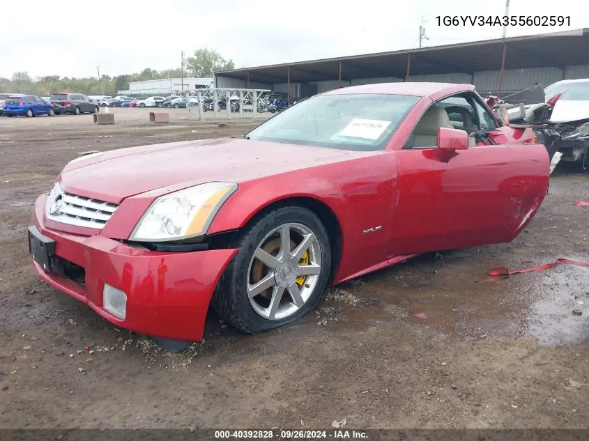 2005 Cadillac Xlr Standard VIN: 1G6YV34A355602591 Lot: 40392828