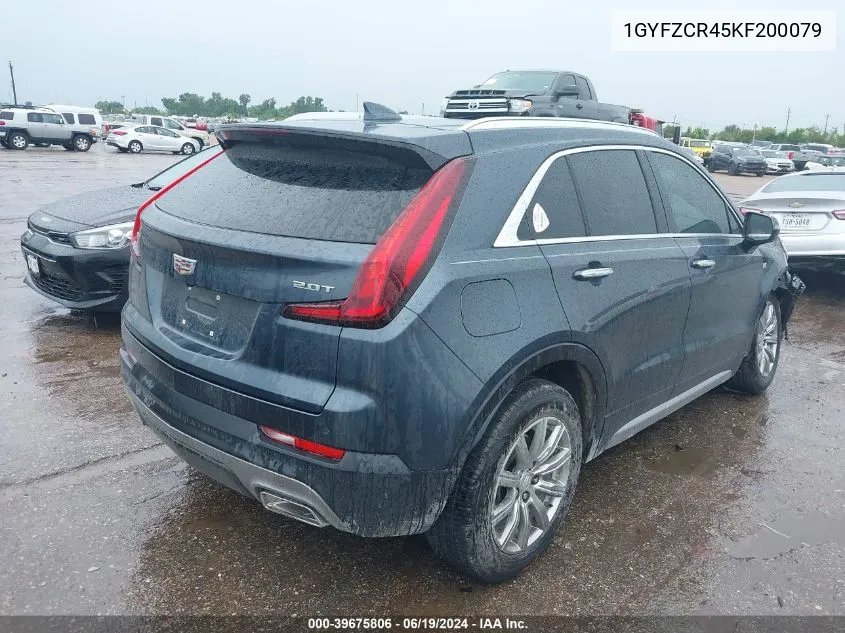 1GYFZCR45KF200079 2019 Cadillac Xt4 Premium Luxury