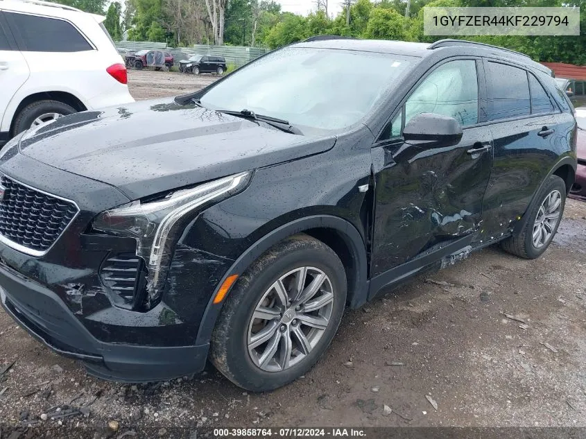 1GYFZER44KF229794 2019 Cadillac Xt4 Sport