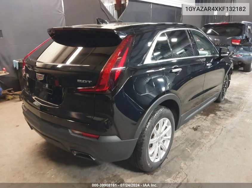 2019 Cadillac Xt4 Luxury VIN: 1GYAZAR4XKF132182 Lot: 39908161