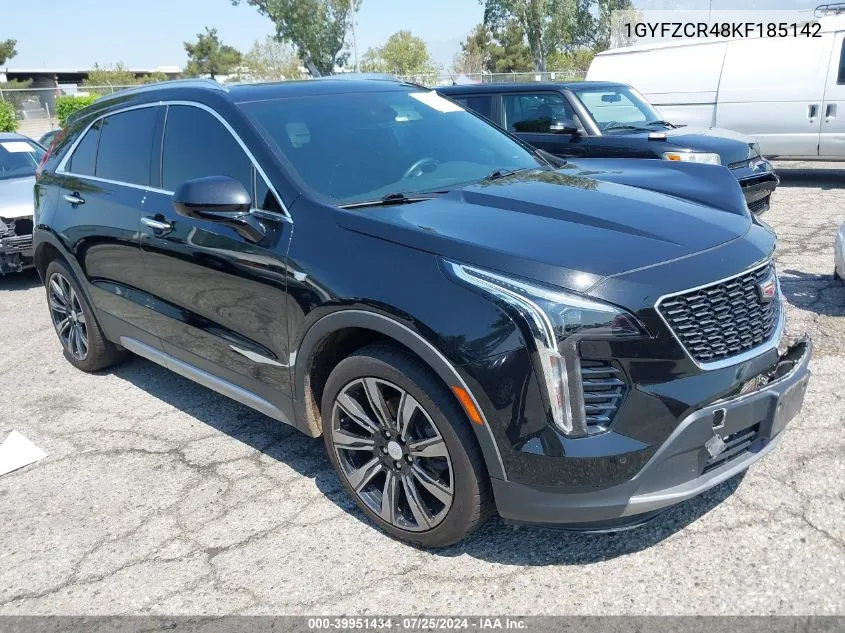 2019 Cadillac Xt4 Premium Luxury VIN: 1GYFZCR48KF185142 Lot: 39951434