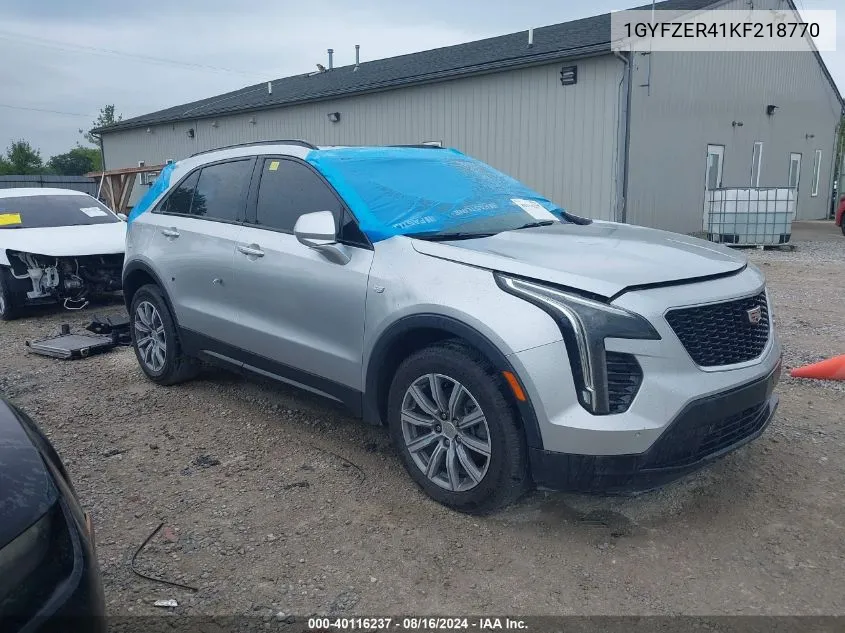 2019 Cadillac Xt4 Sport VIN: 1GYFZER41KF218770 Lot: 40116237