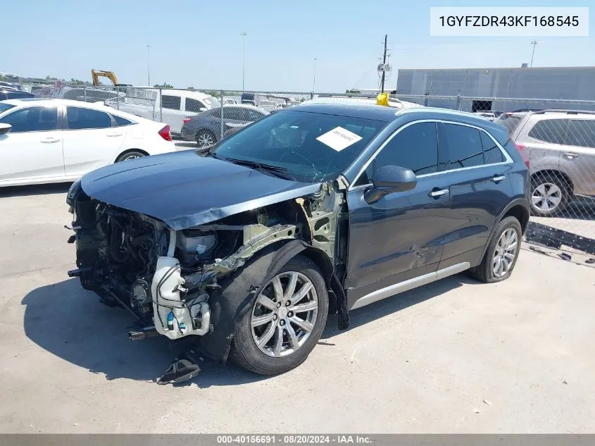 1GYFZDR43KF168545 2019 Cadillac Xt4 Premium Luxury