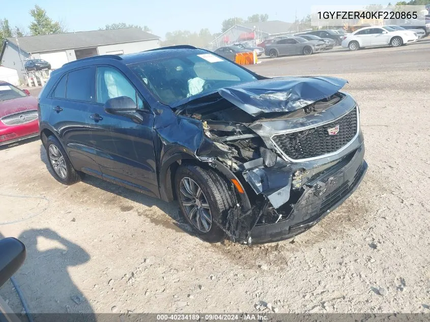 2019 Cadillac Xt4 Sport VIN: 1GYFZER40KF220865 Lot: 40234189