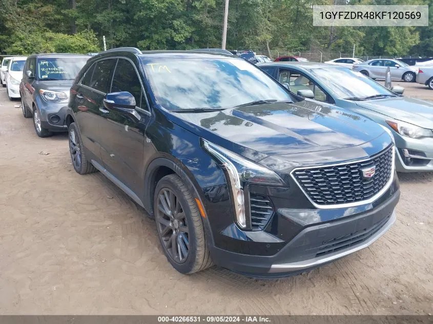 2019 Cadillac Xt4 Premium Luxury VIN: 1GYFZDR48KF120569 Lot: 40266531