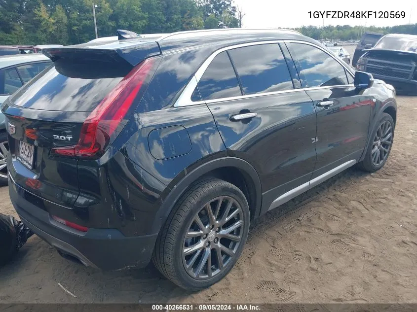 2019 Cadillac Xt4 Premium Luxury VIN: 1GYFZDR48KF120569 Lot: 40266531