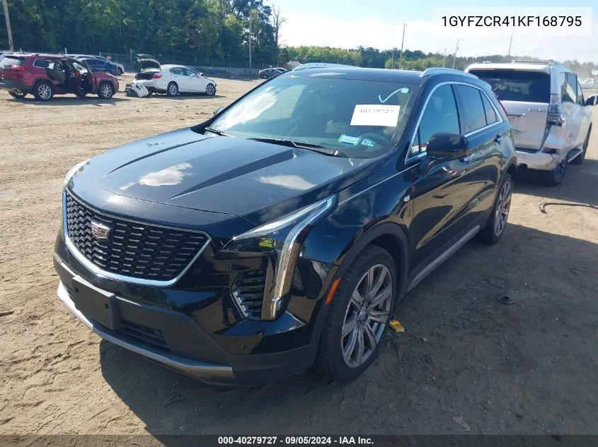 2019 Cadillac Xt4 Premium Luxury VIN: 1GYFZCR41KF168795 Lot: 40279727