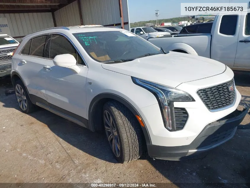 2019 Cadillac Xt4 Premium Luxury VIN: 1GYFZCR46KF185673 Lot: 40298917