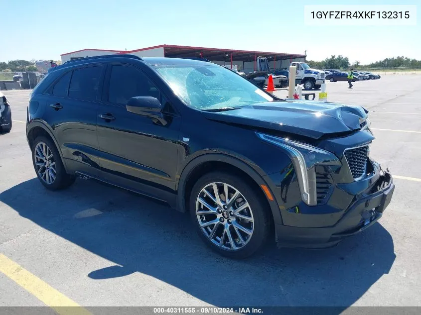 1GYFZFR4XKF132315 2019 Cadillac Xt4 Sport