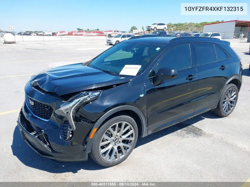 1GYFZFR4XKF132315 2019 Cadillac Xt4 Sport