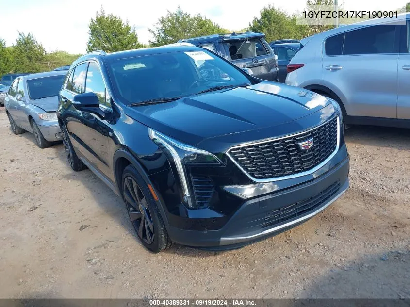 2019 Cadillac Xt4 Premium Luxury VIN: 1GYFZCR47KF190901 Lot: 40389331