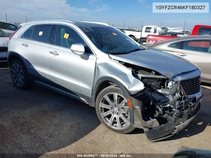 1GYFZCR46KF180327 2019 Cadillac Xt4 Premium Luxury