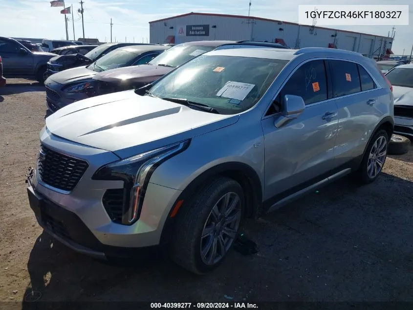 1GYFZCR46KF180327 2019 Cadillac Xt4 Premium Luxury