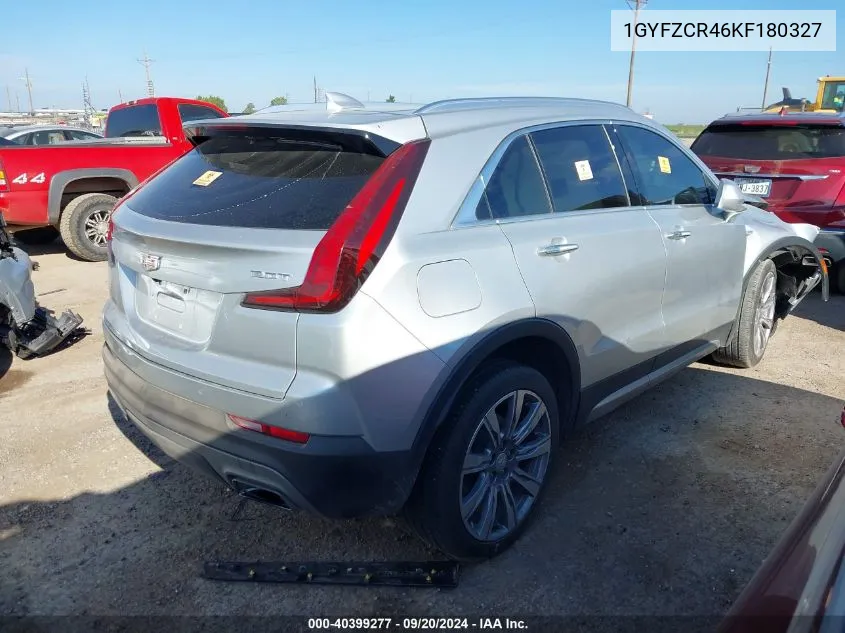 1GYFZCR46KF180327 2019 Cadillac Xt4 Premium Luxury