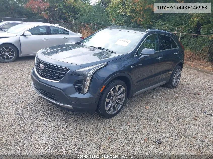 2019 Cadillac Xt4 Premium Luxury VIN: 1GYFZCR44KF146953 Lot: 40416292