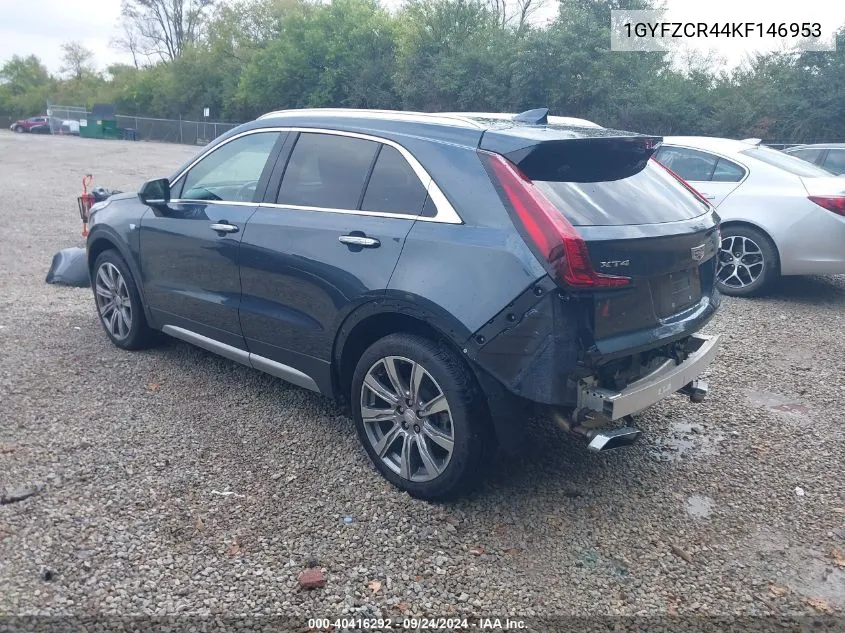 2019 Cadillac Xt4 Premium Luxury VIN: 1GYFZCR44KF146953 Lot: 40416292