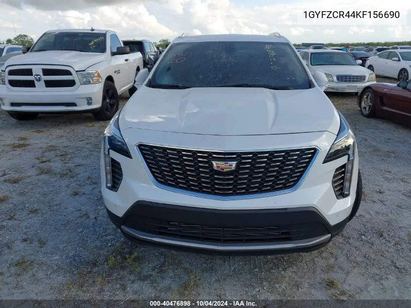 2019 Cadillac Xt4 Fwd Premium Luxury VIN: 1GYFZCR44KF156690 Lot: 40476898