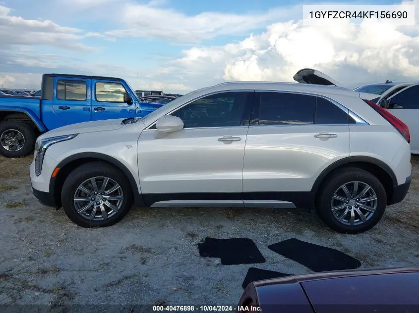 2019 Cadillac Xt4 Fwd Premium Luxury VIN: 1GYFZCR44KF156690 Lot: 40476898