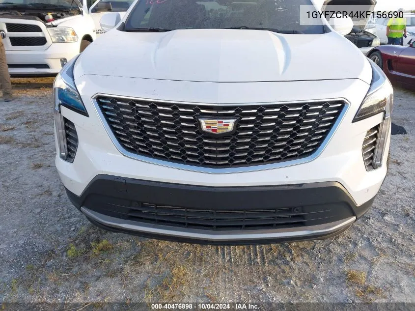 2019 Cadillac Xt4 Fwd Premium Luxury VIN: 1GYFZCR44KF156690 Lot: 40476898