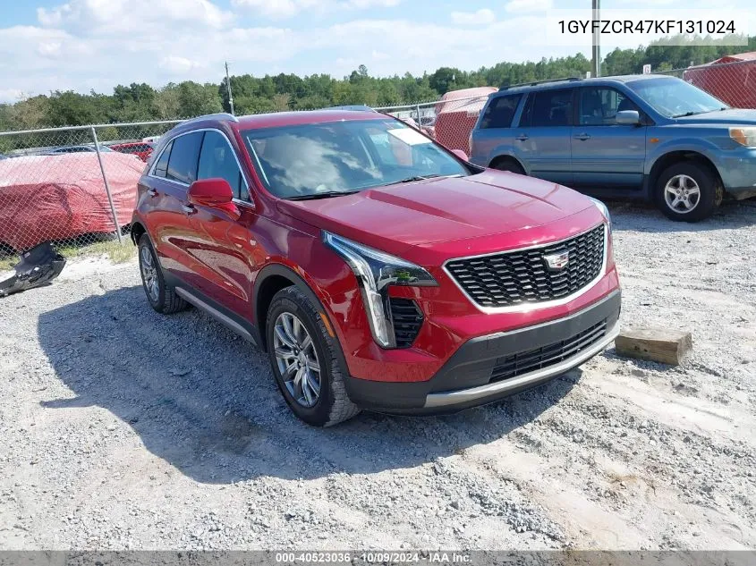 2019 Cadillac Xt4 Fwd Premium Luxury VIN: 1GYFZCR47KF131024 Lot: 40523036