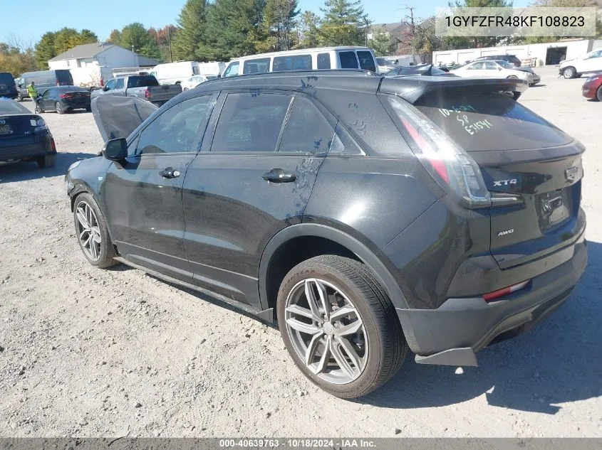 2019 Cadillac Xt4 Sport VIN: 1GYFZFR48KF108823 Lot: 40639763