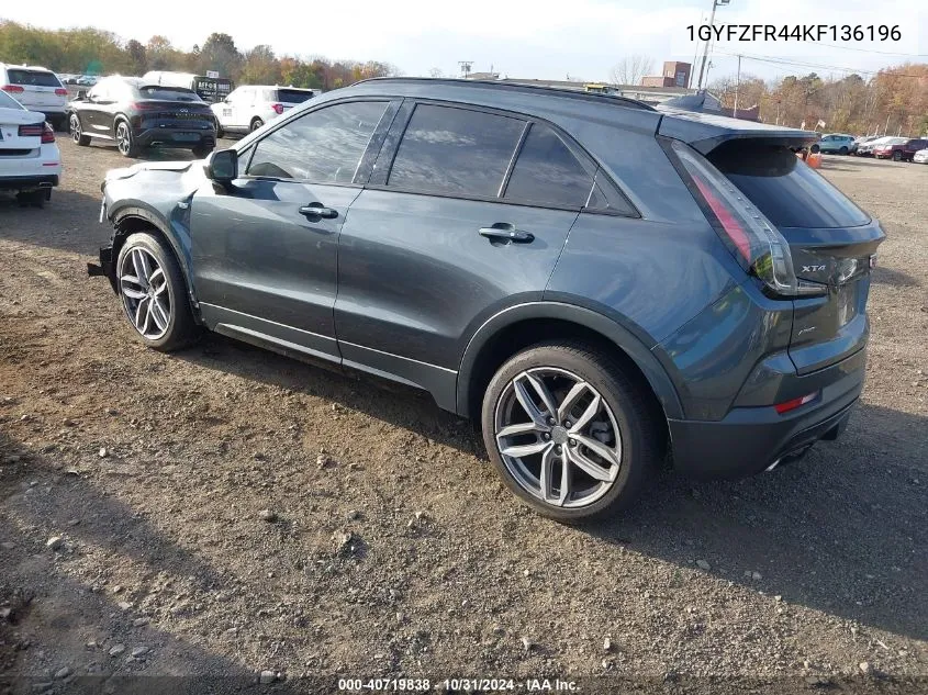 2019 Cadillac Xt4 Sport VIN: 1GYFZFR44KF136196 Lot: 40719838