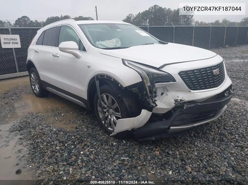 2019 Cadillac Xt4 Premium Luxury VIN: 1GYFZCR47KF187044 Lot: 40825510