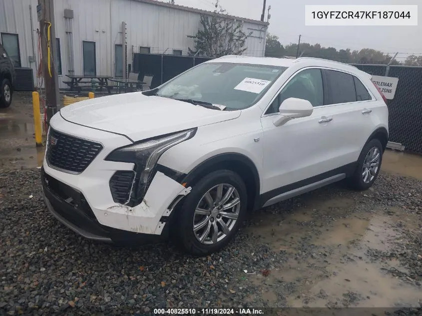 2019 Cadillac Xt4 Premium Luxury VIN: 1GYFZCR47KF187044 Lot: 40825510