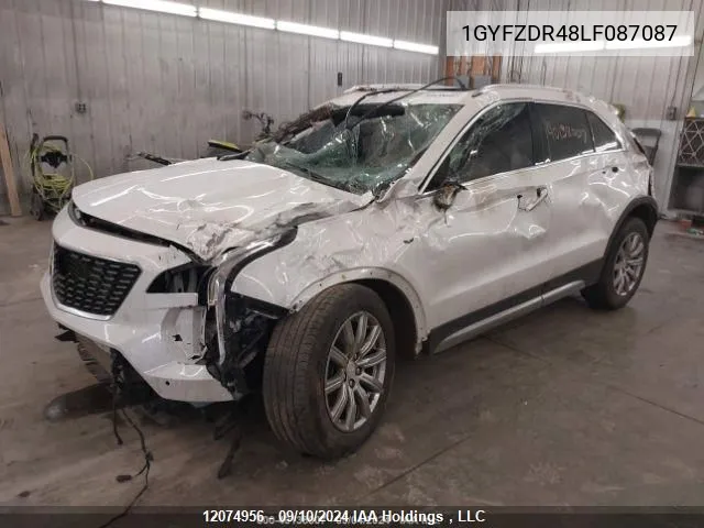 1GYFZDR48LF087087 2020 Cadillac Xt4 Premium Luxury