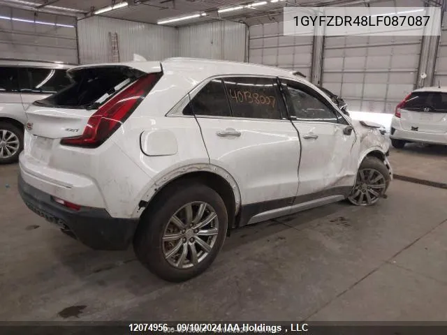 1GYFZDR48LF087087 2020 Cadillac Xt4 Premium Luxury