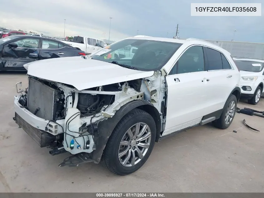 1GYFZCR40LF035608 2020 Cadillac Xt4 Fwd Premium Luxury