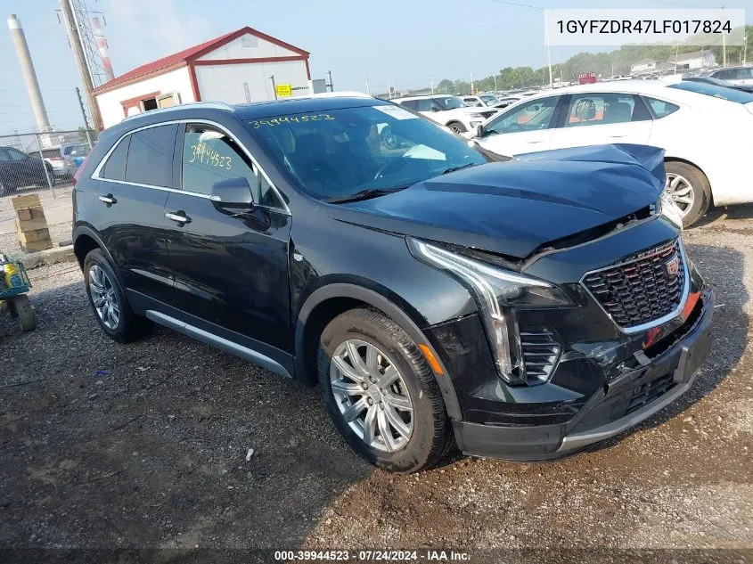 1GYFZDR47LF017824 2020 Cadillac Xt4 Awd Premium Luxury