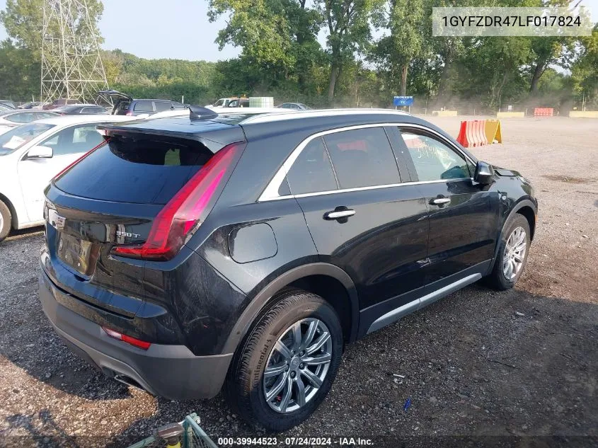 1GYFZDR47LF017824 2020 Cadillac Xt4 Awd Premium Luxury