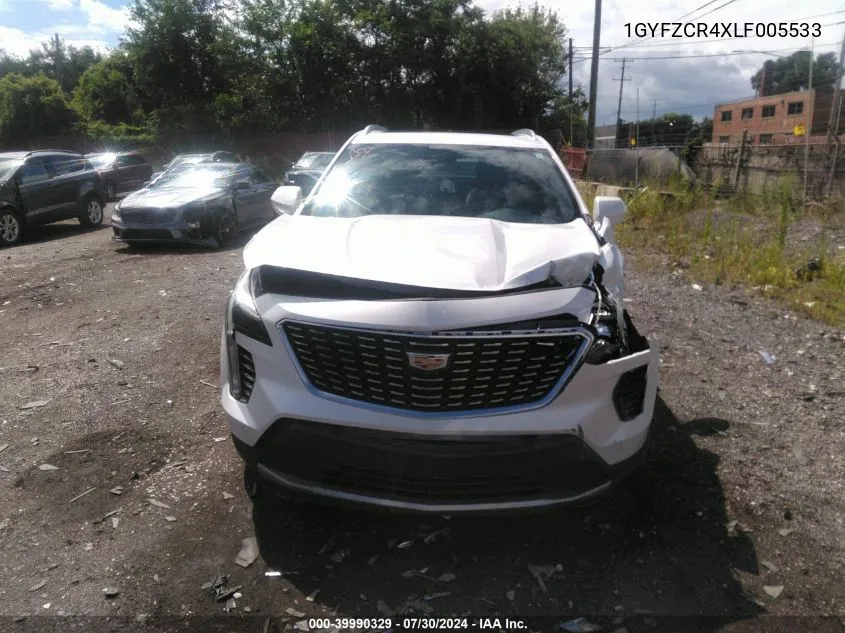 1GYFZCR4XLF005533 2020 Cadillac Xt4 Fwd Premium Luxury