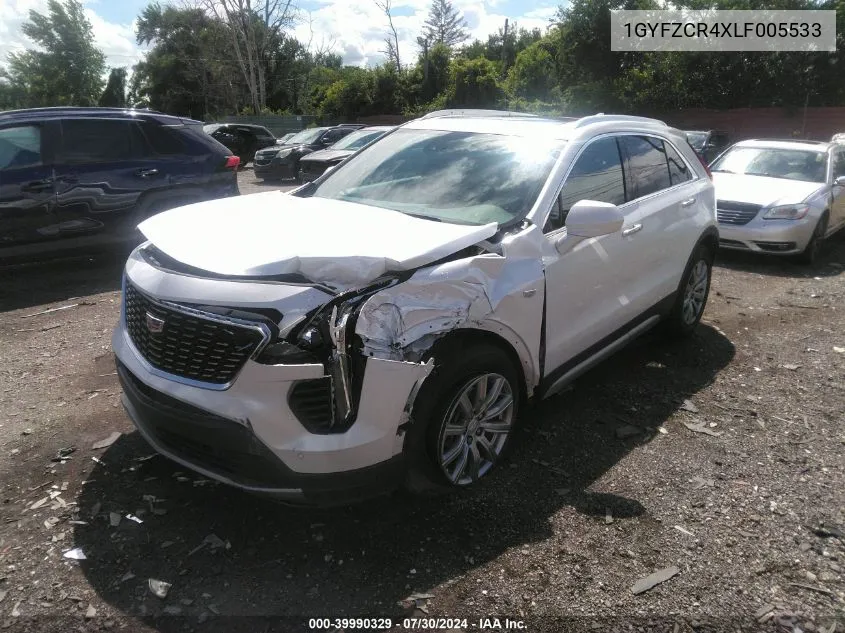 1GYFZCR4XLF005533 2020 Cadillac Xt4 Fwd Premium Luxury