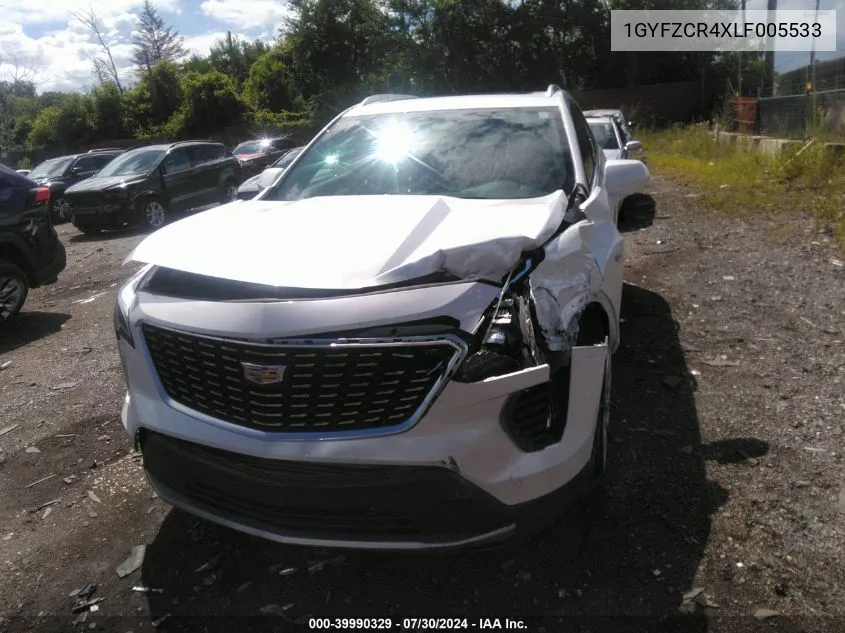 2020 Cadillac Xt4 Fwd Premium Luxury VIN: 1GYFZCR4XLF005533 Lot: 39990329