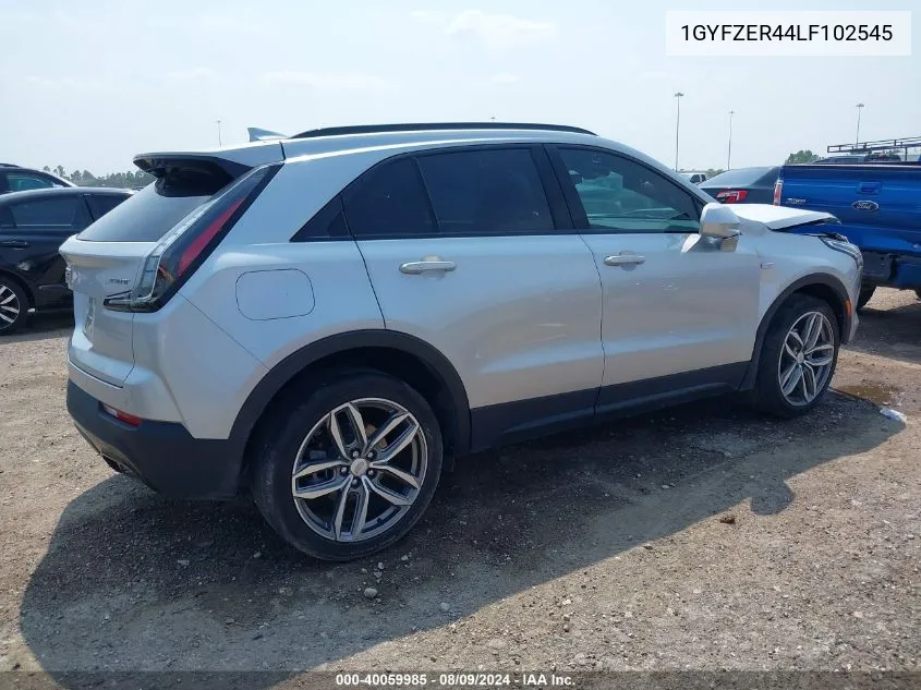 2020 Cadillac Xt4 Fwd Sport VIN: 1GYFZER44LF102545 Lot: 40059985