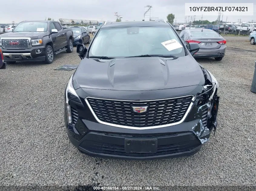 2020 Cadillac Xt4 Awd Luxury VIN: 1GYFZBR47LF074321 Lot: 40166164