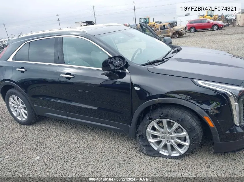 2020 Cadillac Xt4 Awd Luxury VIN: 1GYFZBR47LF074321 Lot: 40166164