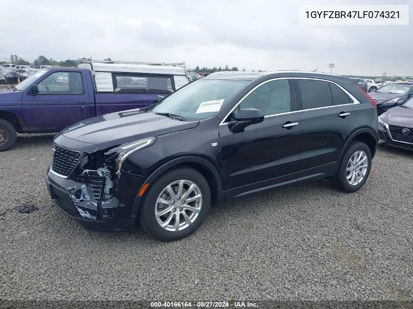 2020 Cadillac Xt4 Awd Luxury VIN: 1GYFZBR47LF074321 Lot: 40166164