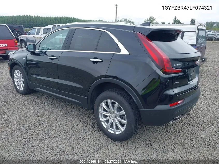 1GYFZBR47LF074321 2020 Cadillac Xt4 Awd Luxury