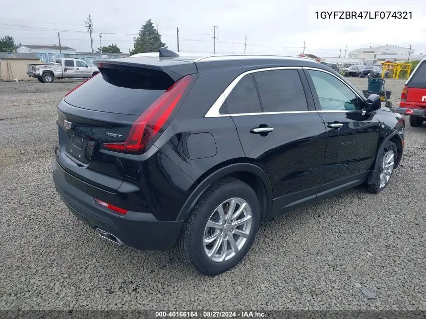 2020 Cadillac Xt4 Awd Luxury VIN: 1GYFZBR47LF074321 Lot: 40166164