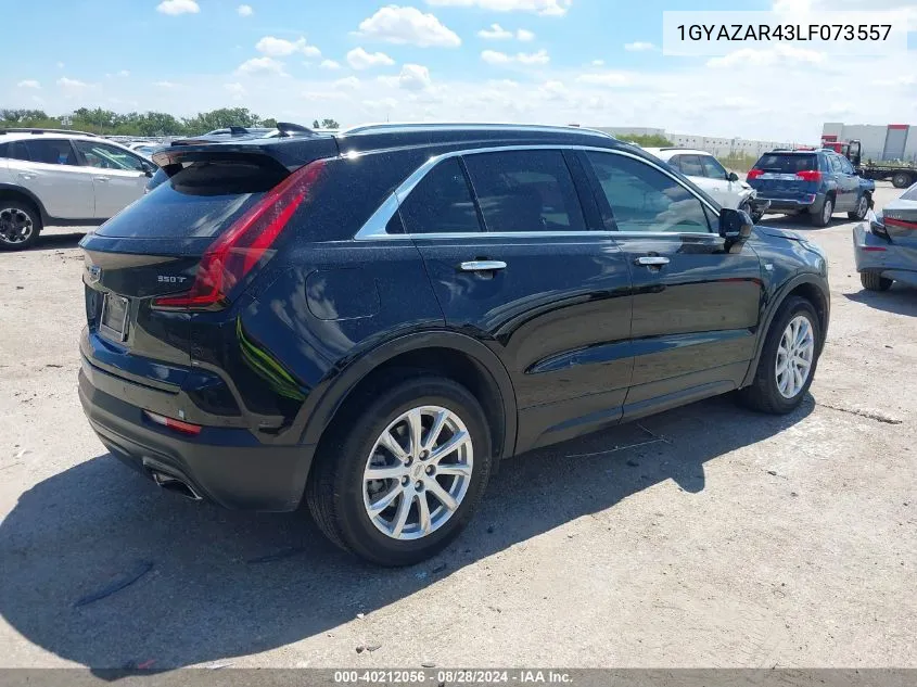 2020 Cadillac Xt4 Fwd Luxury VIN: 1GYAZAR43LF073557 Lot: 40212056