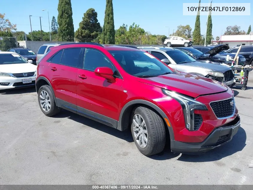 1GYFZER47LF012869 2020 Cadillac Xt4 Fwd Sport