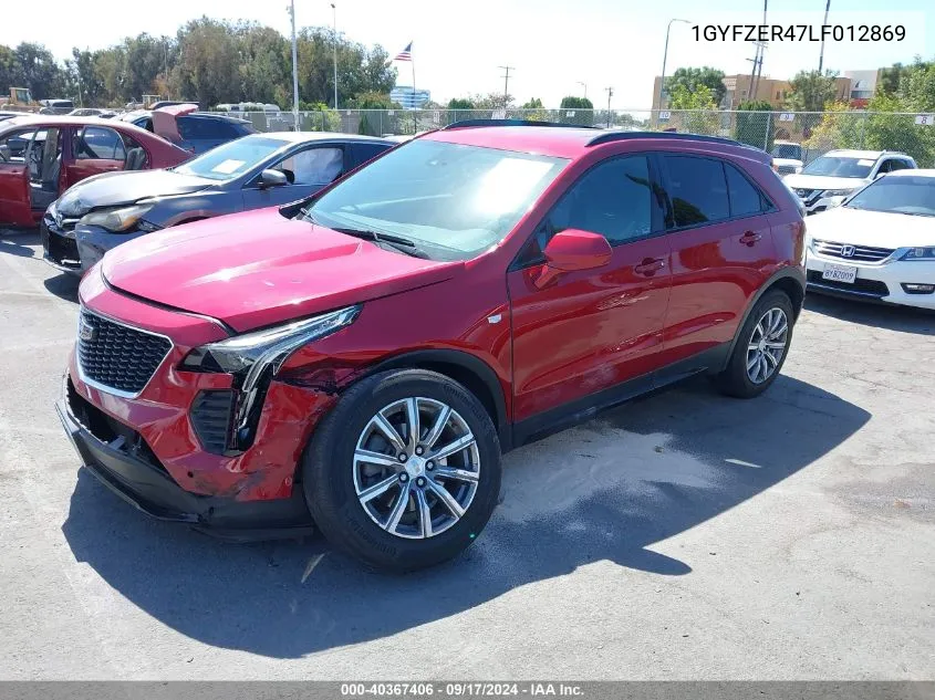 2020 Cadillac Xt4 Fwd Sport VIN: 1GYFZER47LF012869 Lot: 40367406