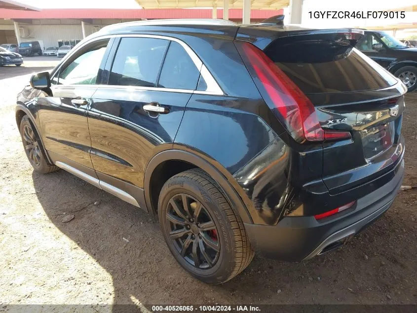 2020 Cadillac Xt4 Fwd Premium Luxury VIN: 1GYFZCR46LF079015 Lot: 40526065