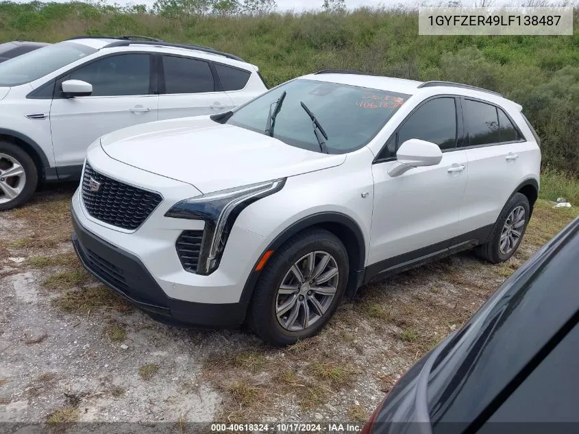 2020 Cadillac Xt4 Fwd Sport VIN: 1GYFZER49LF138487 Lot: 40618324