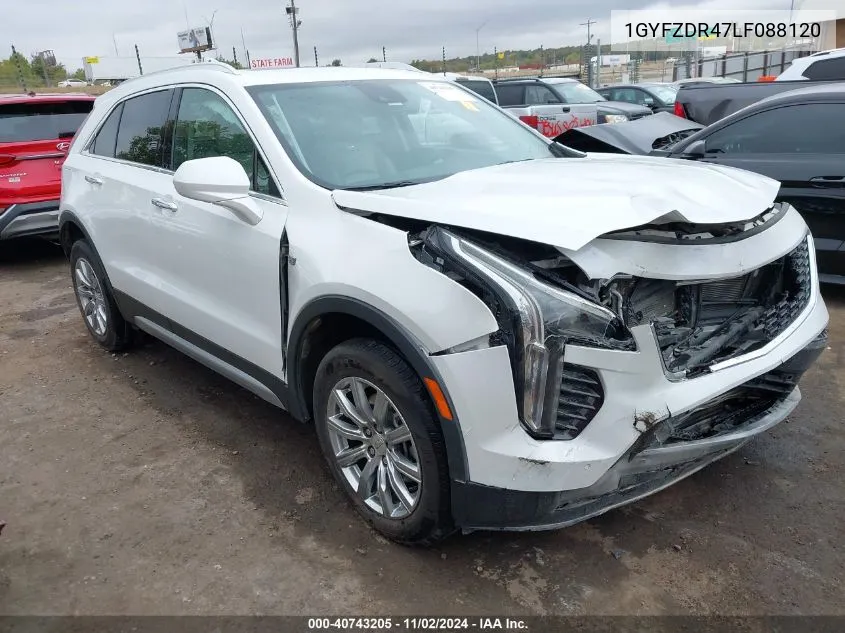 2020 Cadillac Xt4 Awd Premium Luxury VIN: 1GYFZDR47LF088120 Lot: 40743205